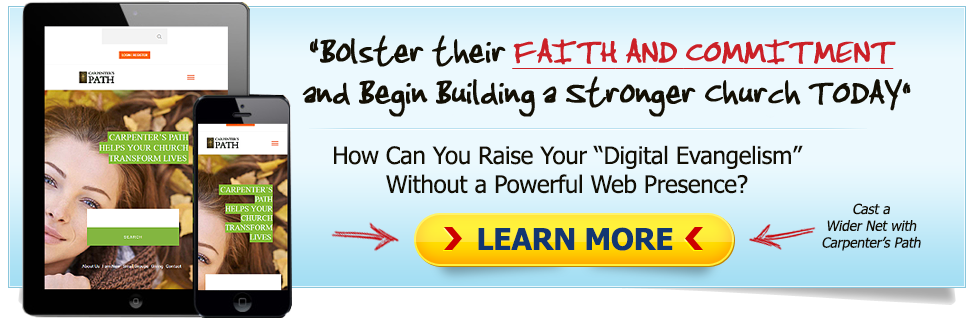 church website banner ad